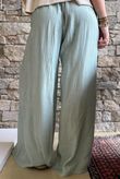 Cyril Crinkelle Wide Leg Pant Sage